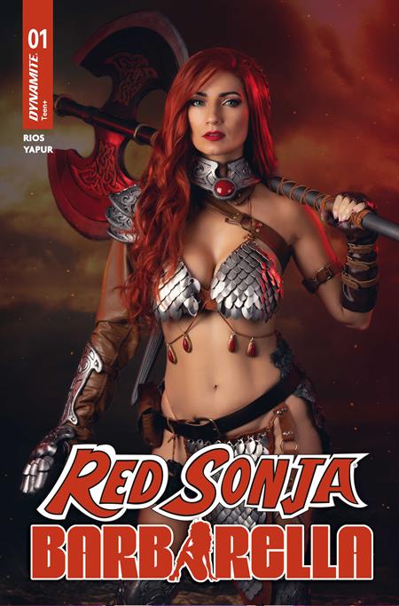PRE-SALE: RED SONJA BARBARELLA #1 CVR D COSPLAY IVY RED SONJA VAR