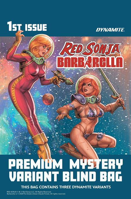 PRE-SALE: RED SONJA BARBARELLA #1 CVR K PREMIUM MYSTERY BLIND BAG VAR