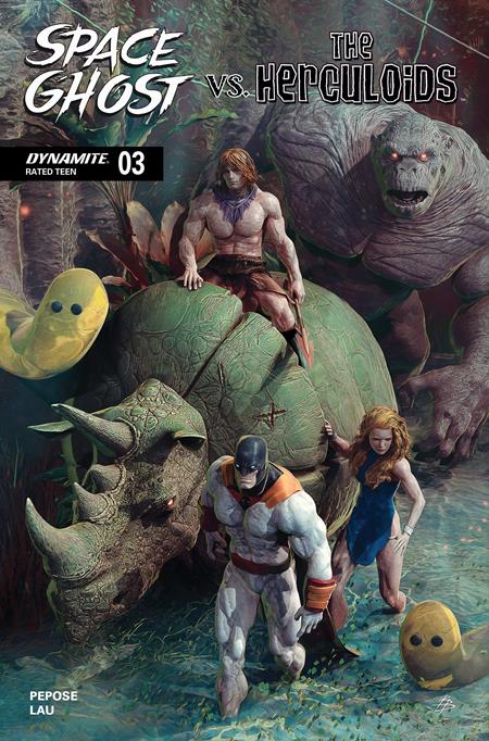 PRE-SALE: SPACE GHOST VS THE HERCULOIDS #3 CVR D BJORN BARENDS VAR