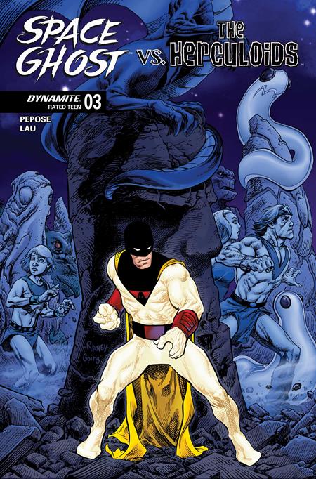 PRE-SALE: SPACE GHOST VS THE HERCULOIDS #3 CVR E TOM RANEY VAR