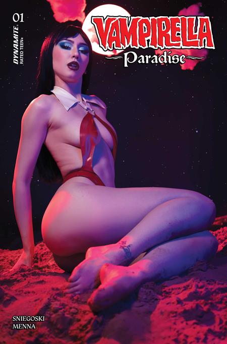 PRE-SALE: VAMPIRELLA PARADISE #1 CVR D LAUREN DELOREAN COSPLAY VAR