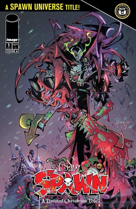 PRE-SALE: I SAW SPAWN A TWISTED CHRISTMAS TALE #1 (OF 2) CVR A ROB SKETCHCRAFT DUENAS