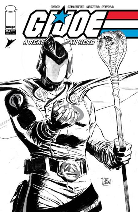 PRE-SALE: GI JOE A REAL AMERICAN HERO #334 CVR B LEE WEEKS B&W VAR