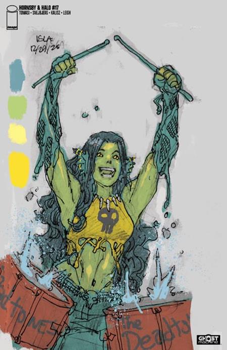 PRE-SALE: HORNSBY & HALO #17 CVR C FRANCIS MANAPUL DESIGN SKETCH VAR
