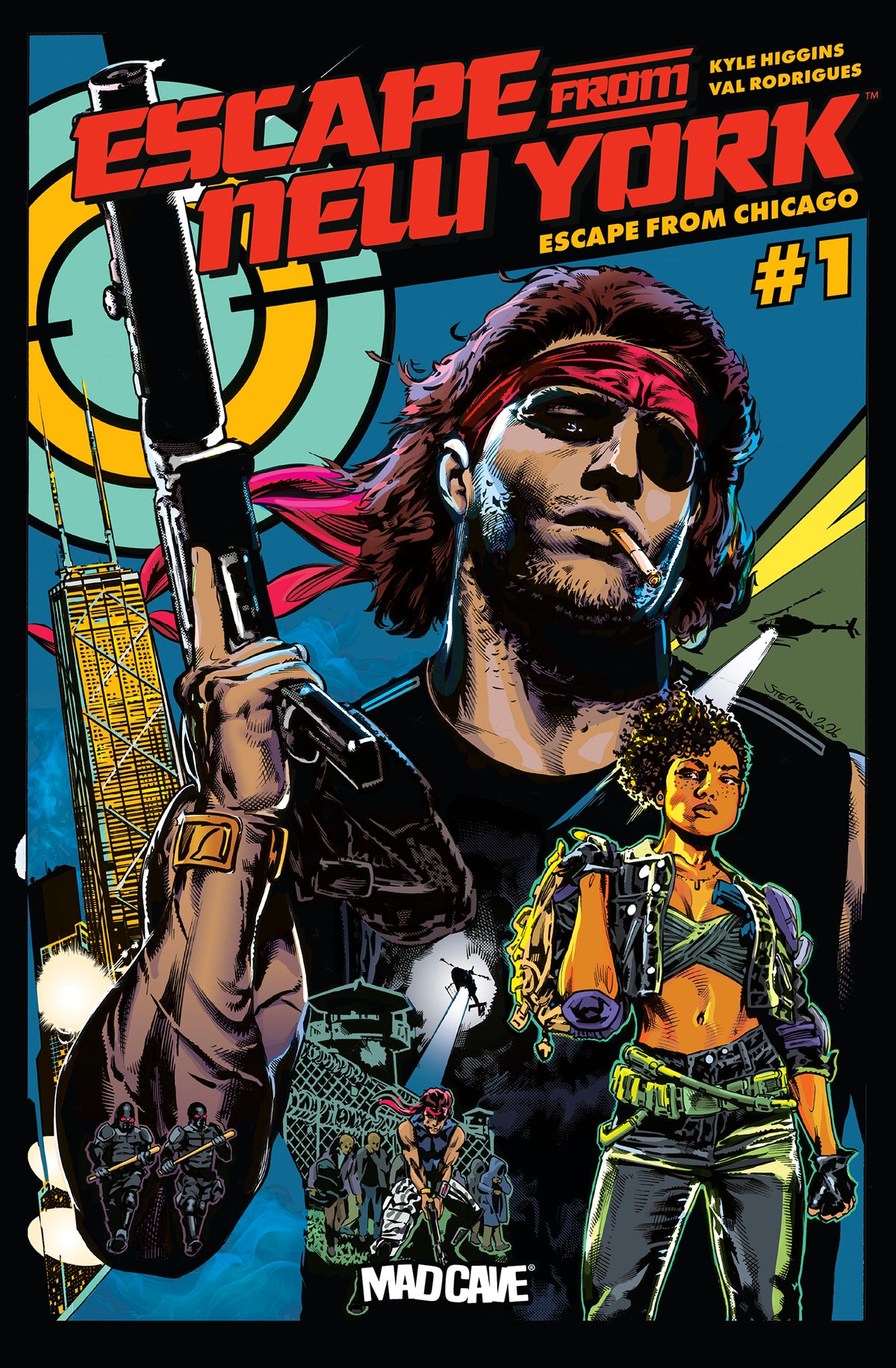 ESCAPE FROM NEW YORK ESCAPE FROM CHICAGO #1 2ND PTG CVR A STEPHEN MOONEY