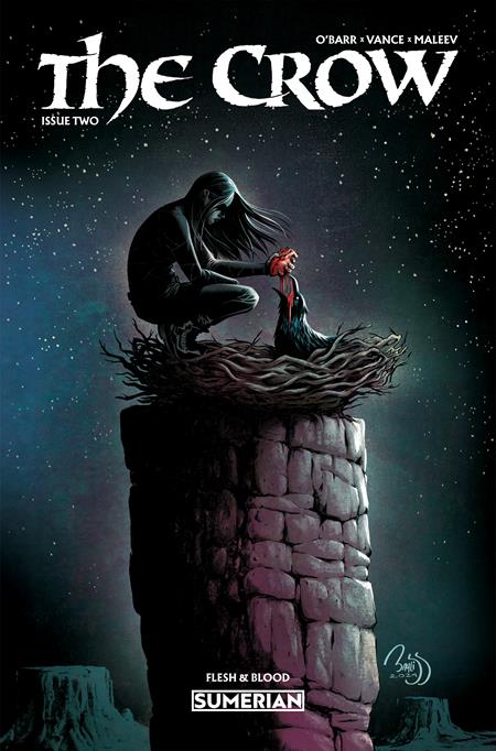 PRE-SALE: CROW FLESH AND BLOOD #2 CVR B DANIEL BAYLISS VAR (MR)