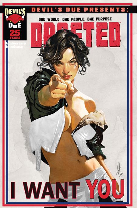 PRE-SALE: DEVILS DUE PRESENTS DRAFTED #1 (ONE SHOT) CVR B JOEL H HERRERA VAR