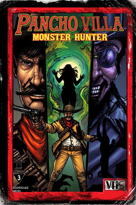 PRE-SALE: PANCHO VILLA MONSTER HUNTER #3 (OF 3) CVR B HECTOR RODRIGUEZ III VAR