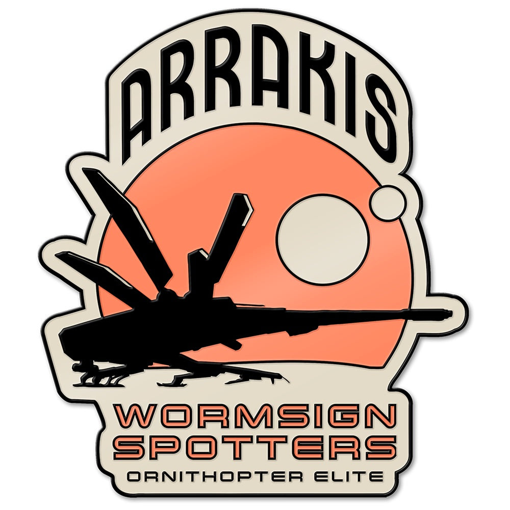DUNE 3 ARRAKIS ENAMEL PIN BADGE 