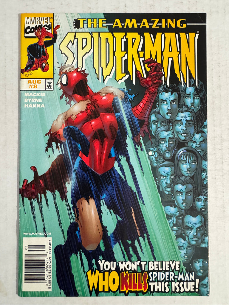 AMAZING SPIDER-MAN #8 Vol 2 VF- NEWSSTAND