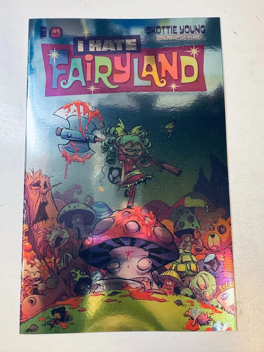 I HATE FAIRYLAND #1 NM Skottie Young Foil Facsimile