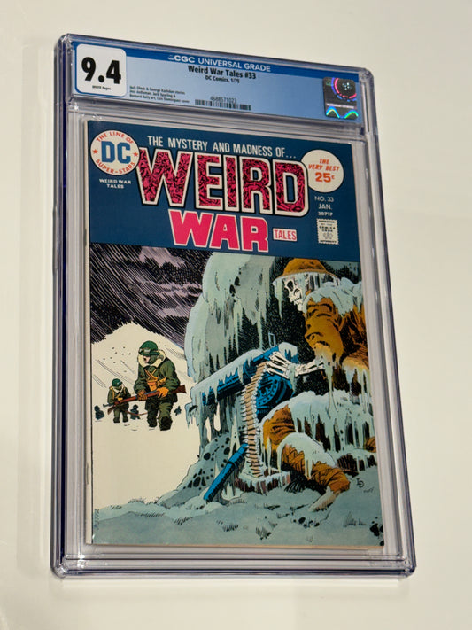 WEIRD WAR TALES #33  CGC 9.4