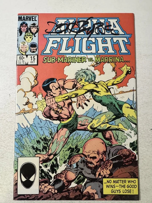 ALPHA FLIGHT #15 VF/NM SIGNED by John Byrne