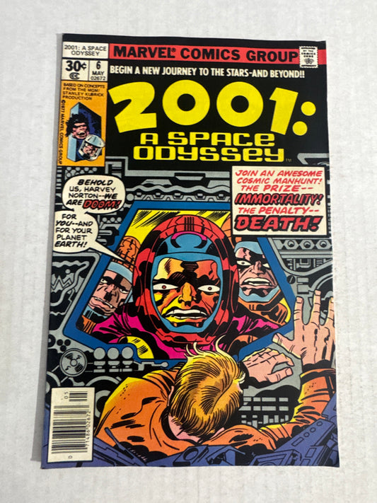 2001: A SPACE ODYSSEY #6 Jack Kirby Cover
