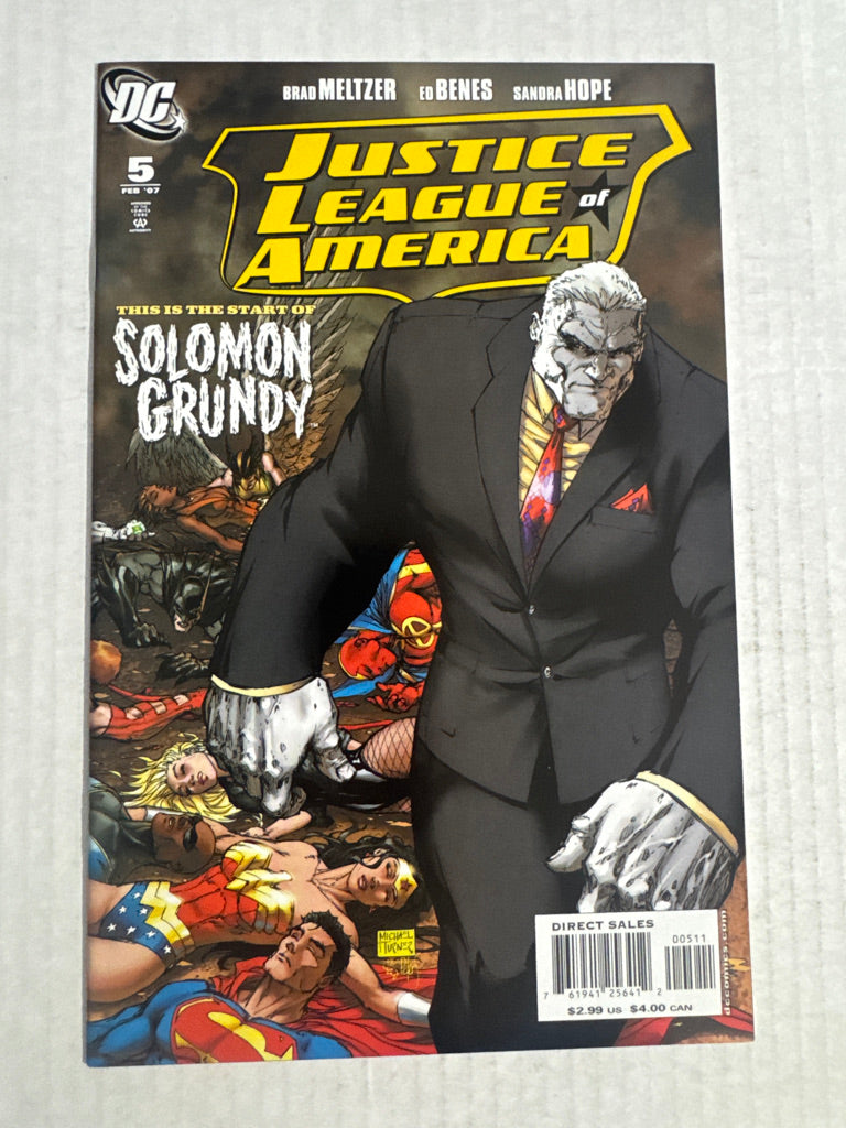 JUSTICE LEAGUE OF AMERICA #5 Vol 2 Michael Turner Cover