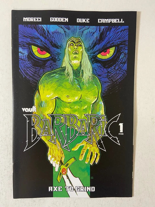 BARBARIC Axe To Grind #1 NM 1:5 Hayden Sherman Variant