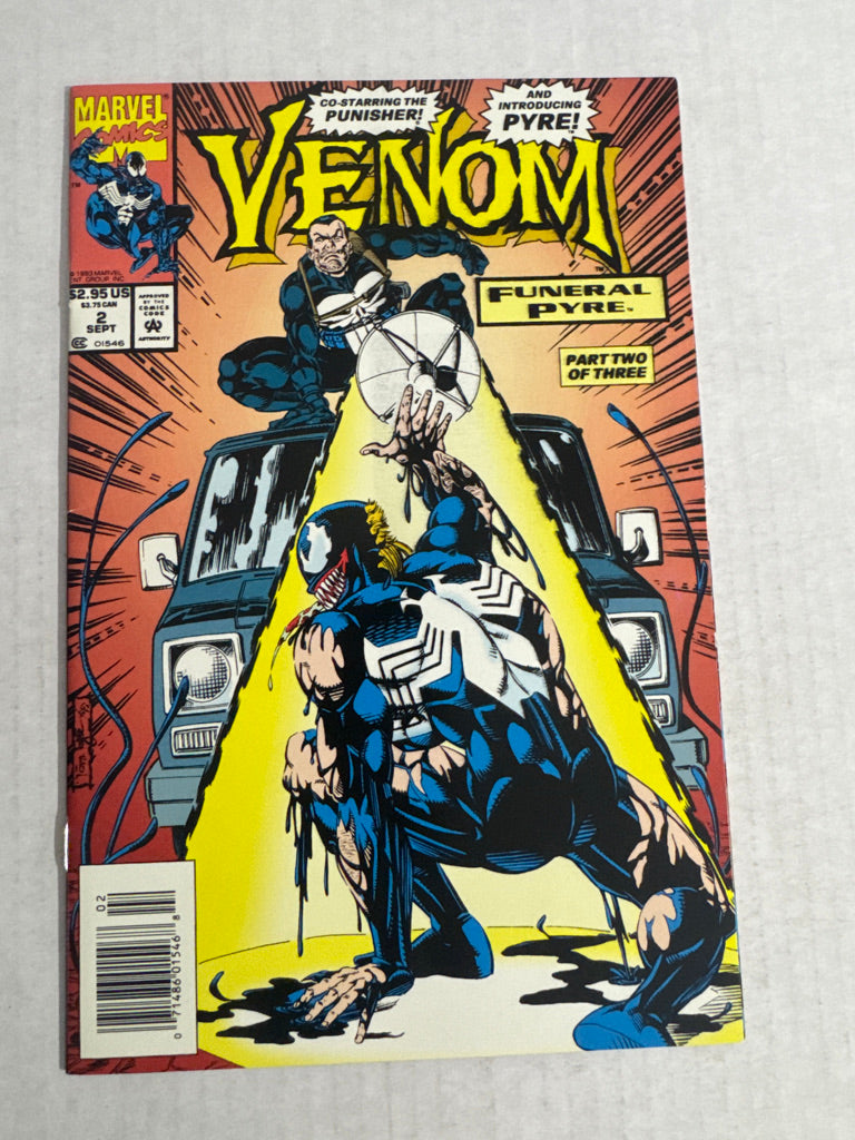 VENOM FUNERAL PYRE #2 VF/NM NEWSSTAND