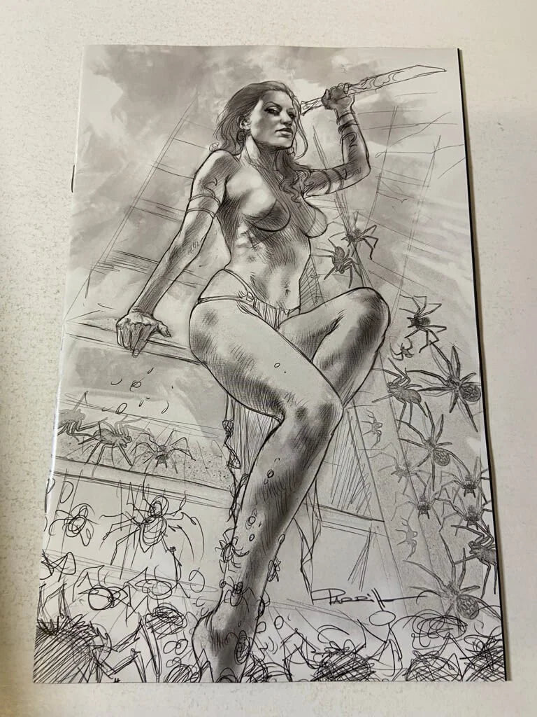 DEJAH THORIS #4 1:21 Lucio Parrillo Sketch Variant