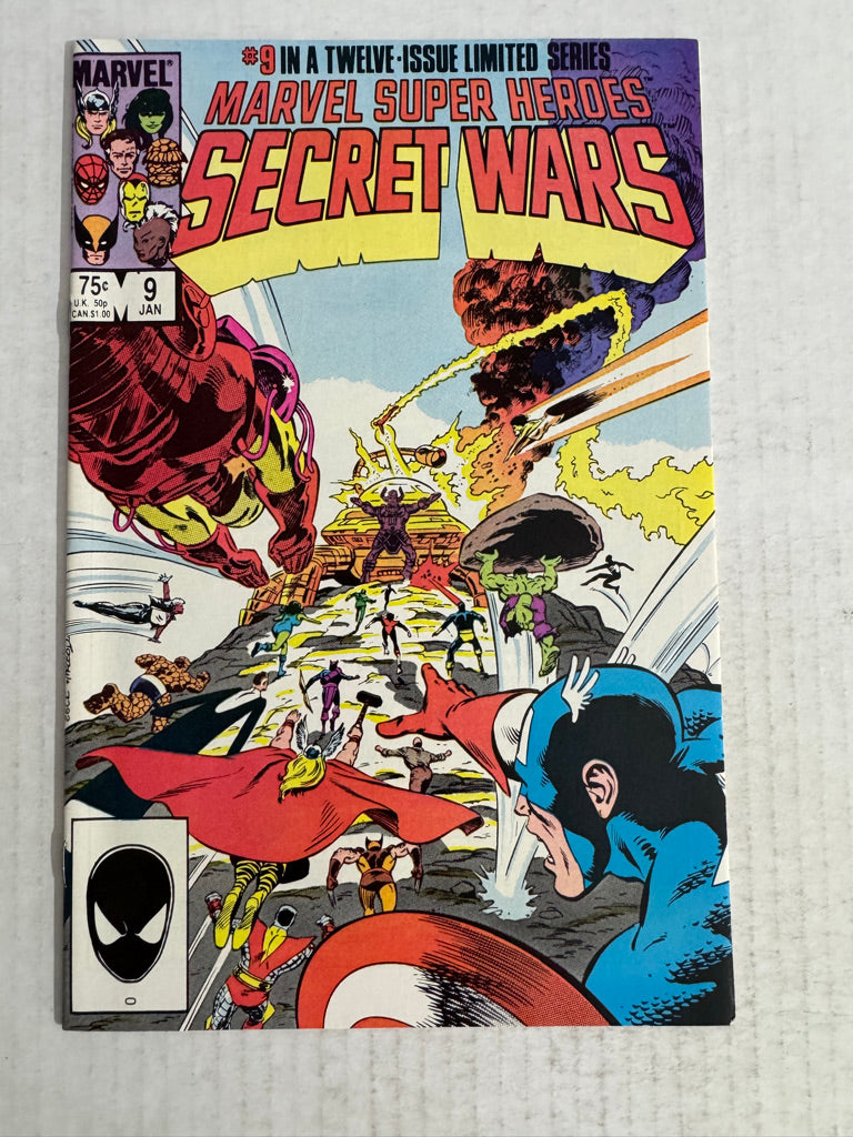 MARVEL SUPER HEROES SECRET WARS #9 Mike Zeck Cover