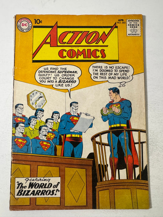 ACTION COMICS #263 GD+ 1ST APPEARANCE