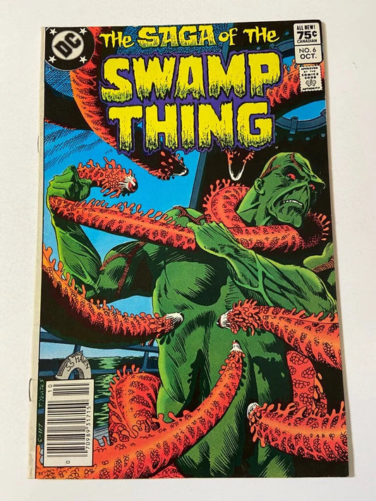 SAGA OF THE SWAMP THING #6 VF/NM CANADIAN PRICE VARIANT