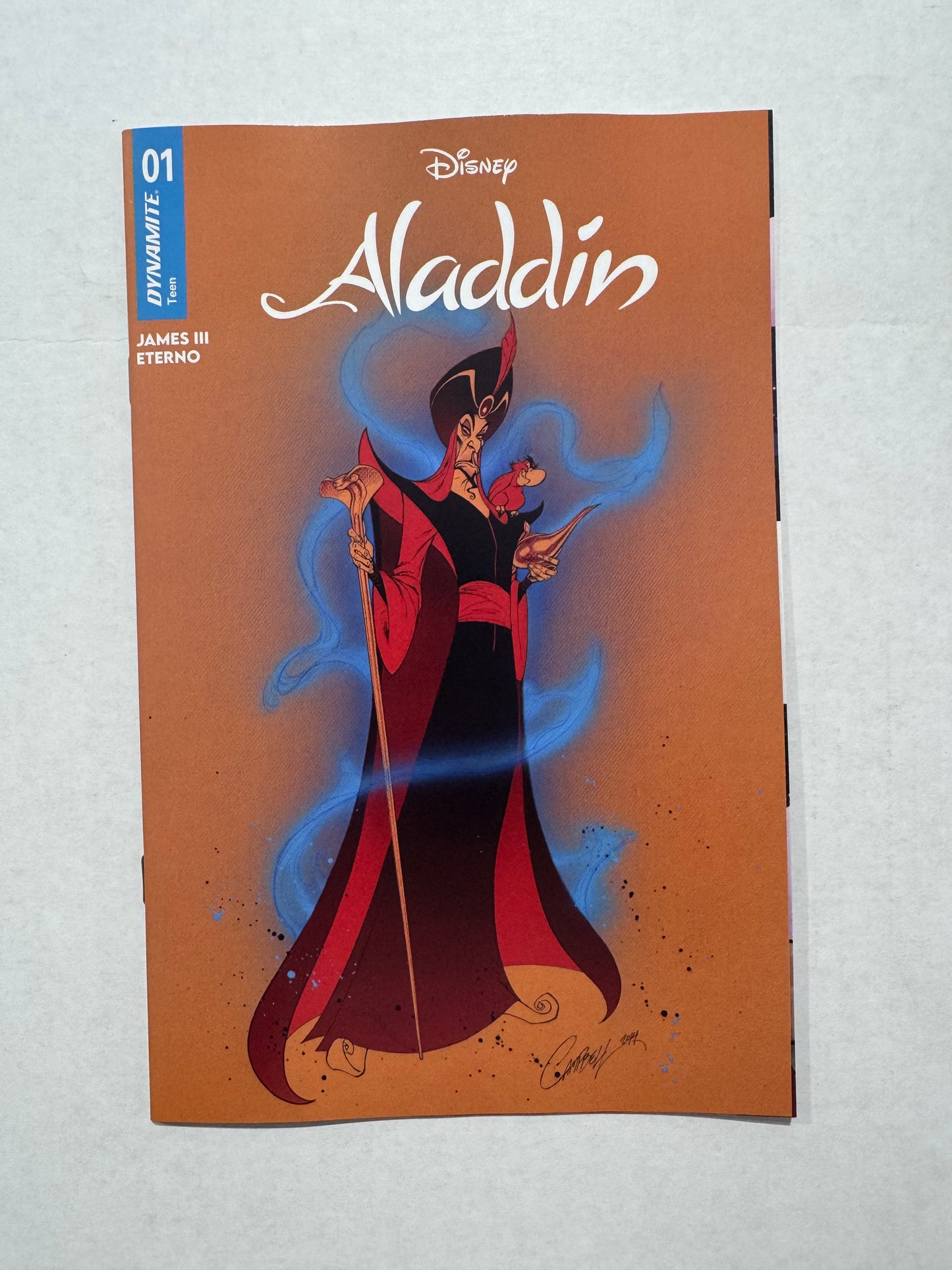 Disney ALADDIN #1 NM J Scott Campbell Variant