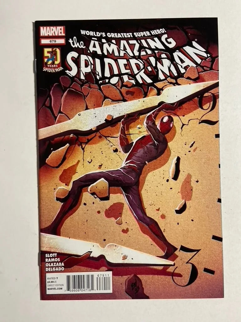 AMAZING SPIDER-MAN #679 NM Mike Del Mundo Cover