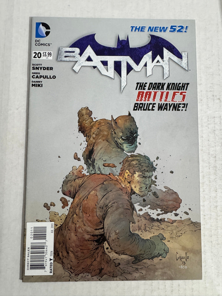 BATMAN #20 Vol 2 VF Greg Capullo Cover