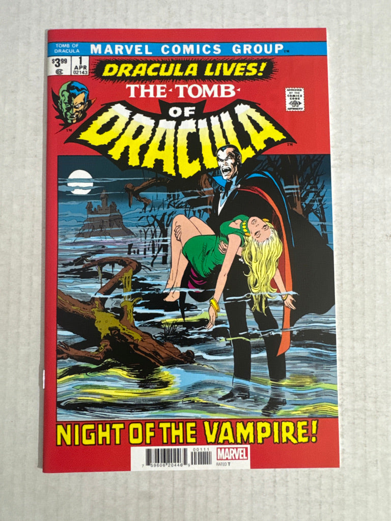 THE TOMB OF DRACULA #1 NM Neal Adams Cover Facsimile