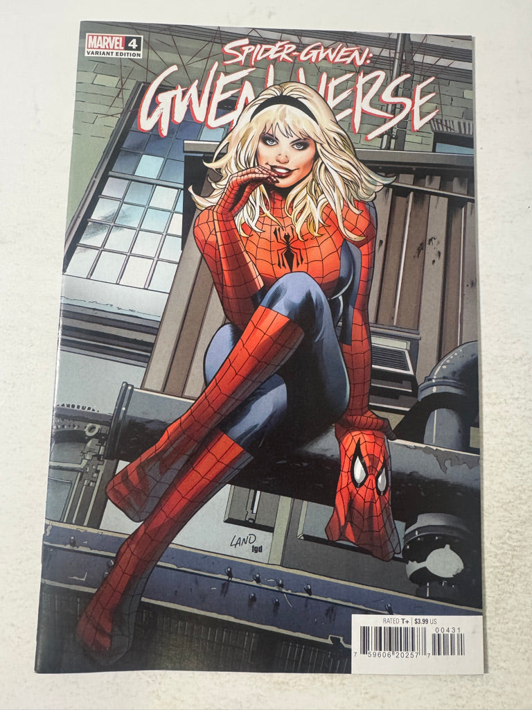 SPIDER-GWEN GWENVERSE #4 NM Greg Land Variant