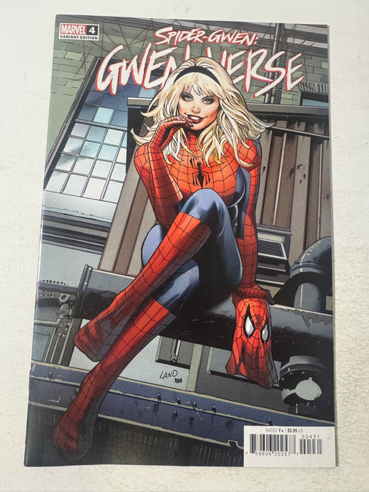 SPIDER-GWEN GWENVERSE #4 NM Greg Land Variant