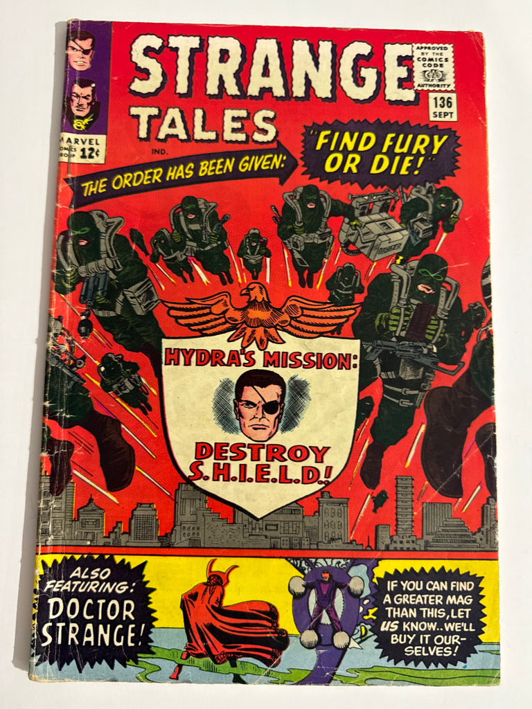 STRANGE TALES #136 GD/VG