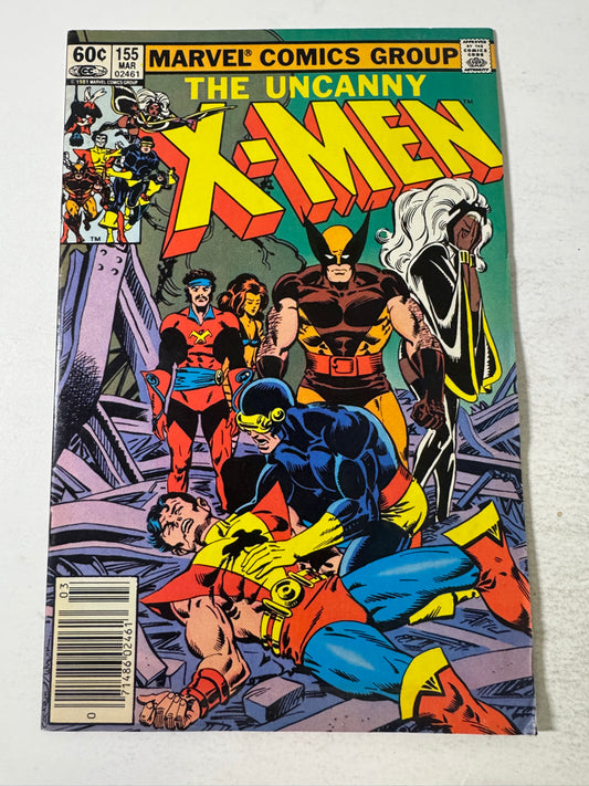 UNCANNY X-MEN #155 VG/FN NEWSSTAND 1ST APPEARANCE