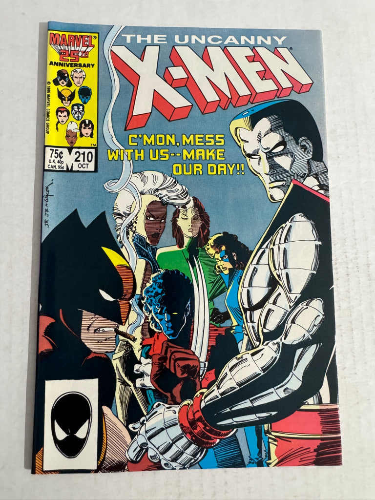 UNCANNY X-MEN #210 NM- 1ST APPEARANCE