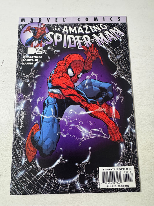 AMAZING SPIDER-MAN #34 Vol 2 NM J Scott Campbell Cover