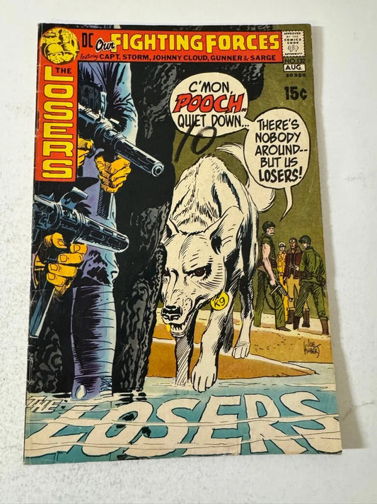 OUR FIGHTING FORCES #132 VG/FN  Joe Kubert Cover