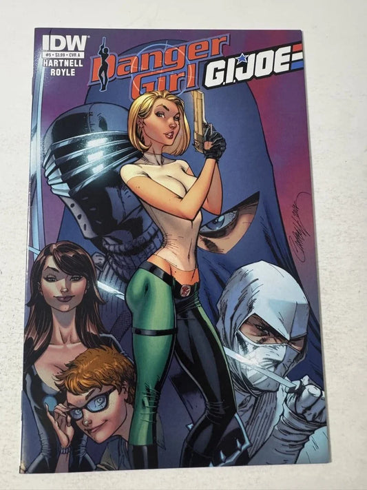 DANGER GIRL GI JOE #5 VF/NM J Scott Campbell Cover