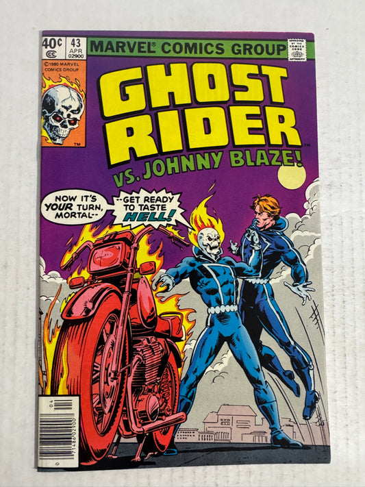 GHOST RIDER #43 VF NEWSSTAND
