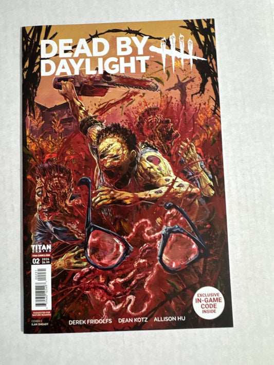 DEAD BY DAYLIGHT Hillbilly #2 NM Gore Variant W/ Game Code