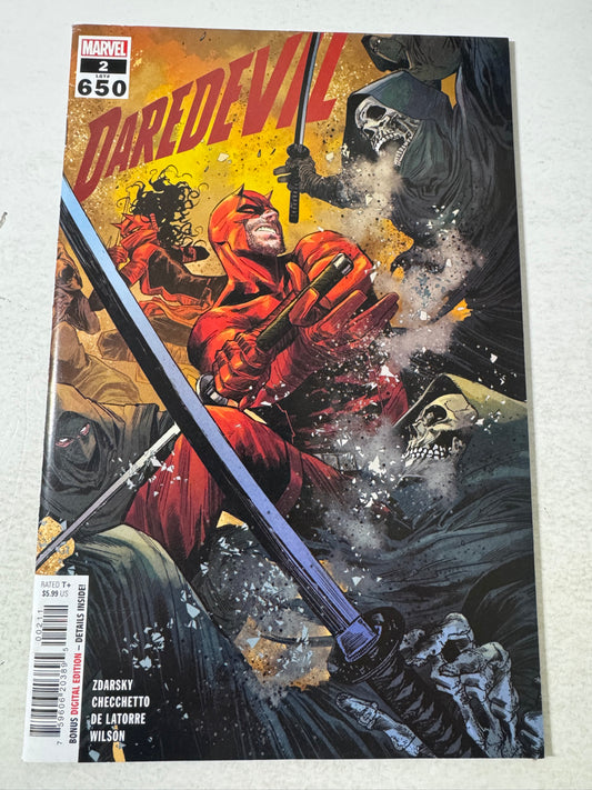 DAREDEVIL #2 Vol 7 VF+