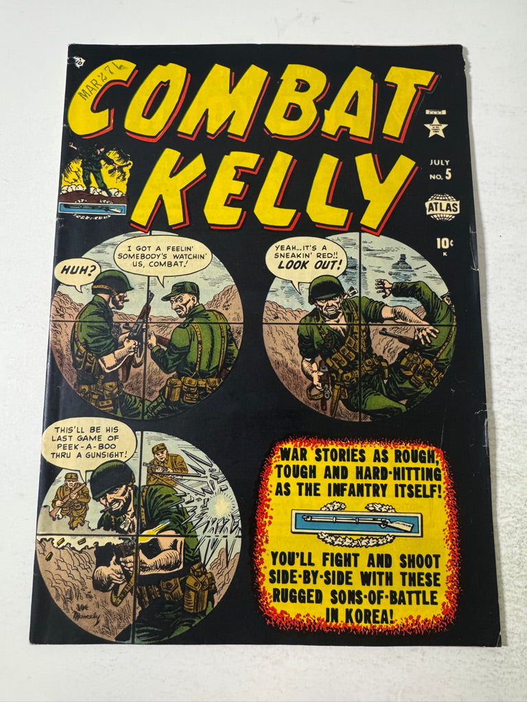 COMBAT KELLY #5 VG+