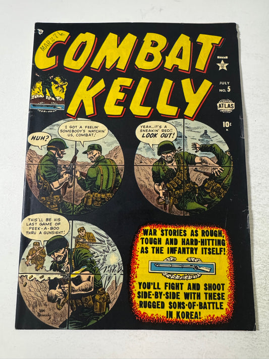 COMBAT KELLY #5 VG+