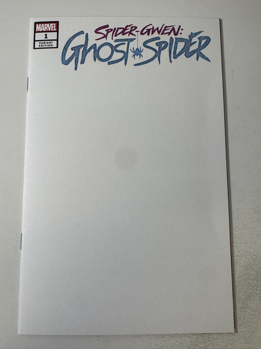 SPIDER-GWEN GHOST-SPIDER #1 NM Blank Variant