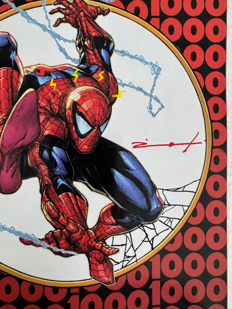 AMAZING SPIDER-MAN #1000 NM NYCC Virgin Jonathan Uribe Homage Variant SIGNED