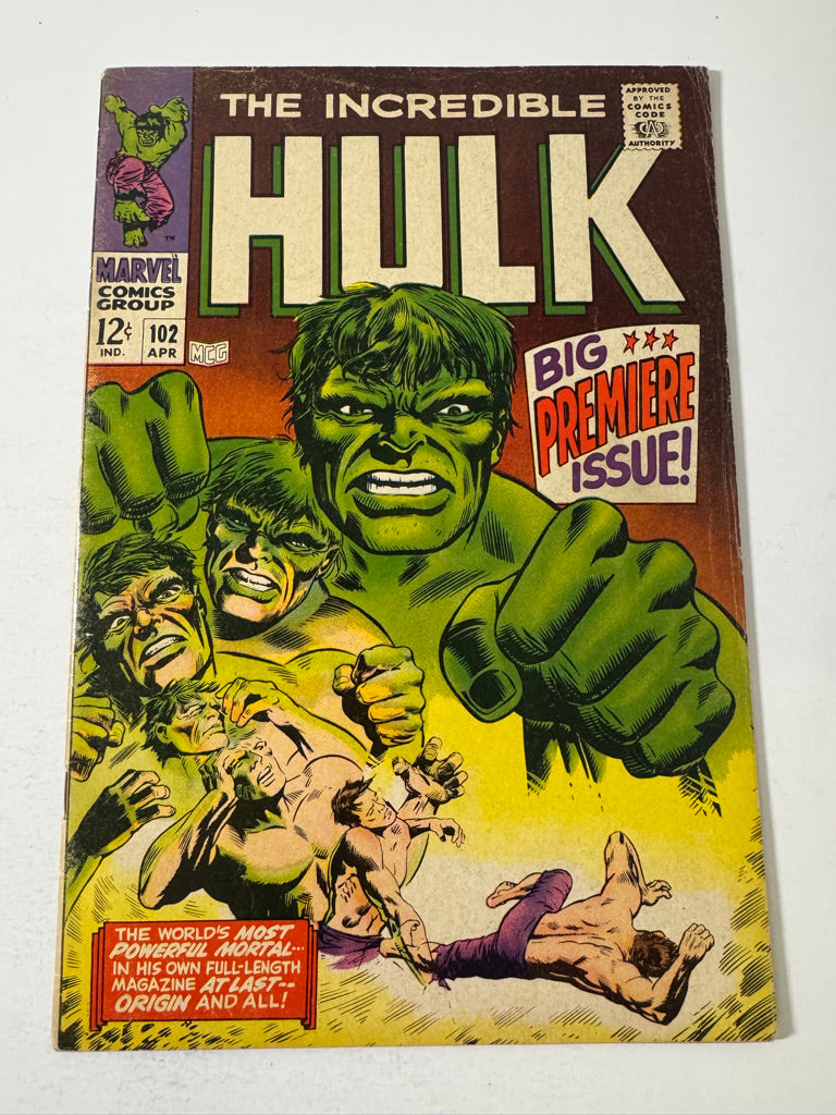 INCREDIBLE HULK #102 FN
