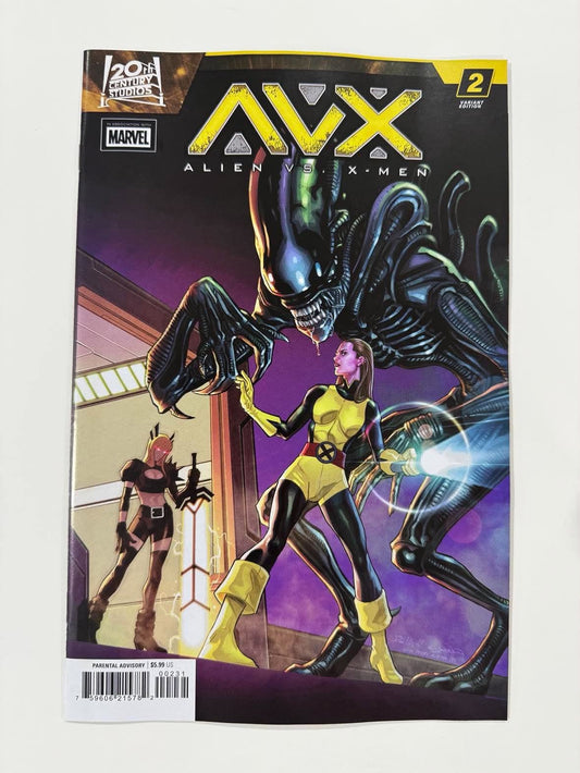 ALIEN VS. X-MEN #2 NM David Messina Variant