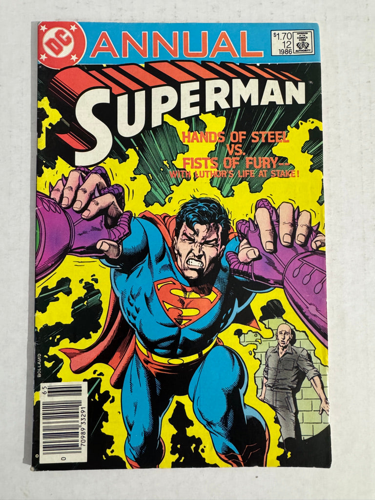 SUPERMAN ANNUAL #12 VG+ Brian Bolland Cover CANADIAN PRICE VARIANT