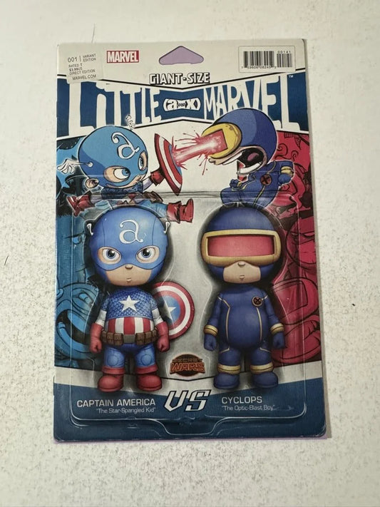 GIANT-SIZE LITTLE MARVEL AVsX #1 NM Skottie Young & Jonathan Tyler Christopher Action Figure Cover