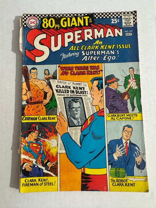 SUPERMAN #197 GD-