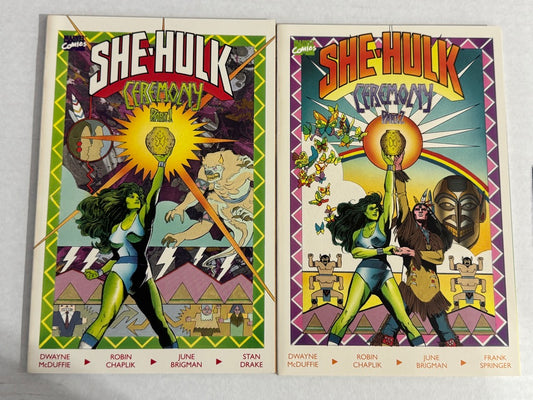 SHE-HULK CEREMONY #1-2 NM- SET